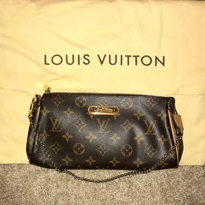 Final Sale Authentic Louis Vuttion Monogram Clutch
